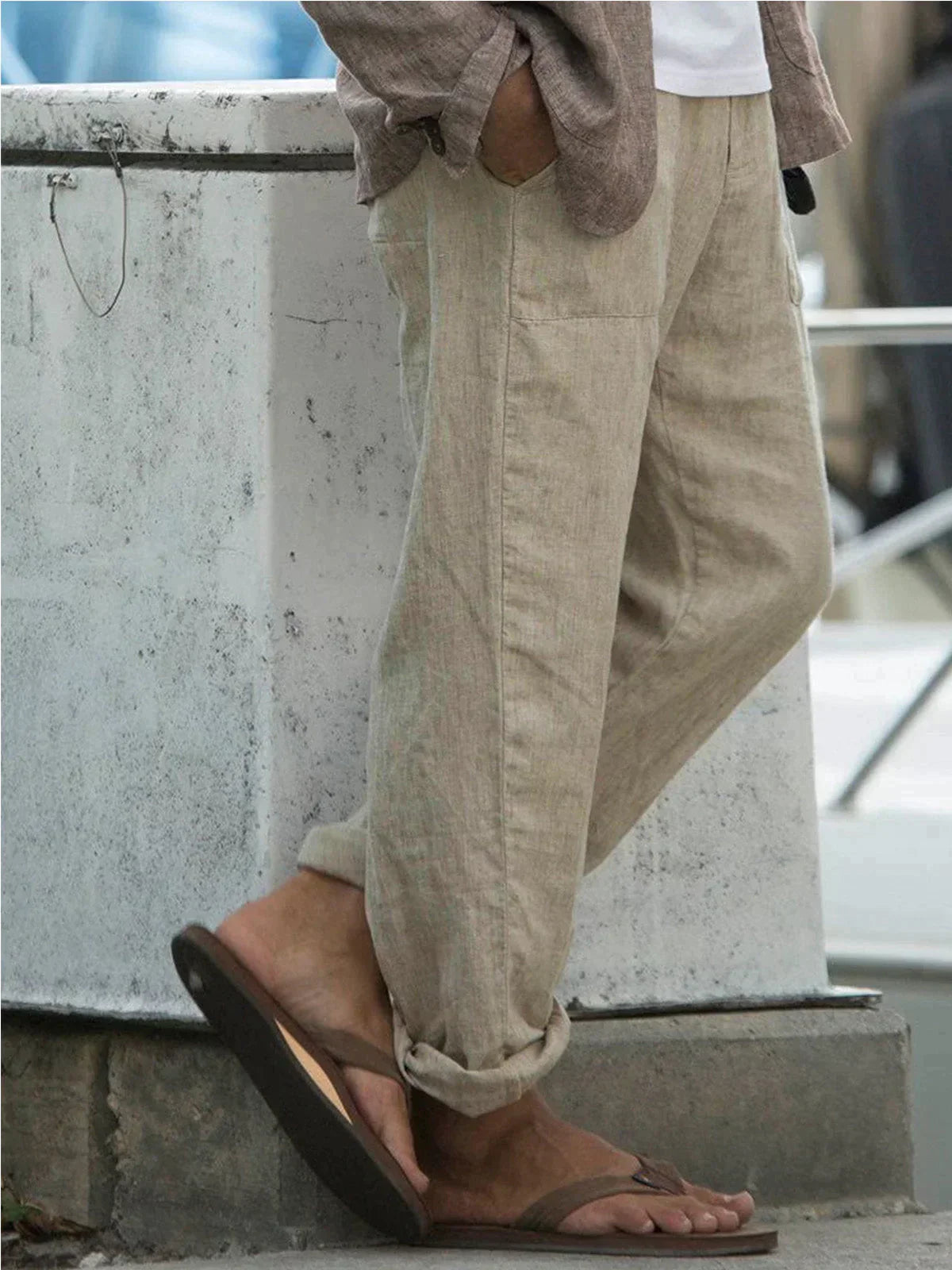 Jaxen – stilvolle leinenhose für herren