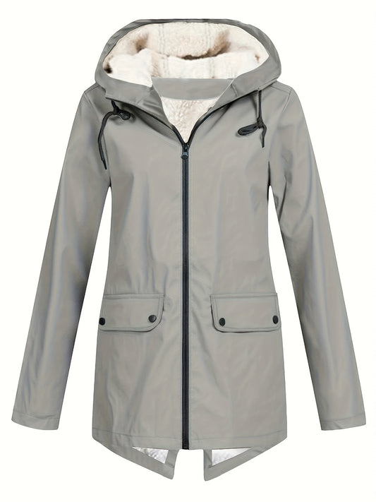 Damen-Trenchcoat mit Reißverschluss