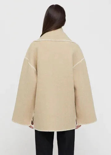 Frauen Winterjacken Set: Stilvolle Jacke mit Schal für Herbst/Winter