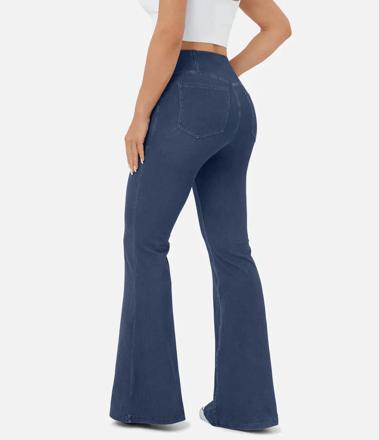 Juul™ | Elastische Flair-Jeans mit hoher Taille