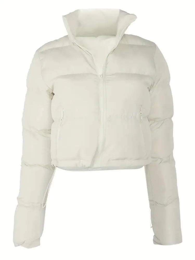 Warme Frauenjacken mit Reißverschluss für Herbst und Winter