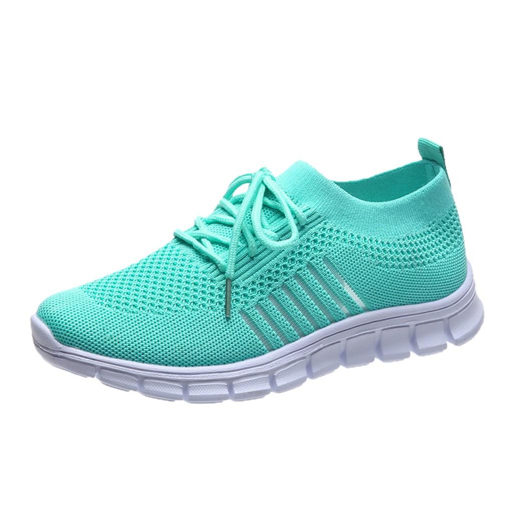 Amanda Slip-On atmungsaktiver Fly Woven Laufschuh