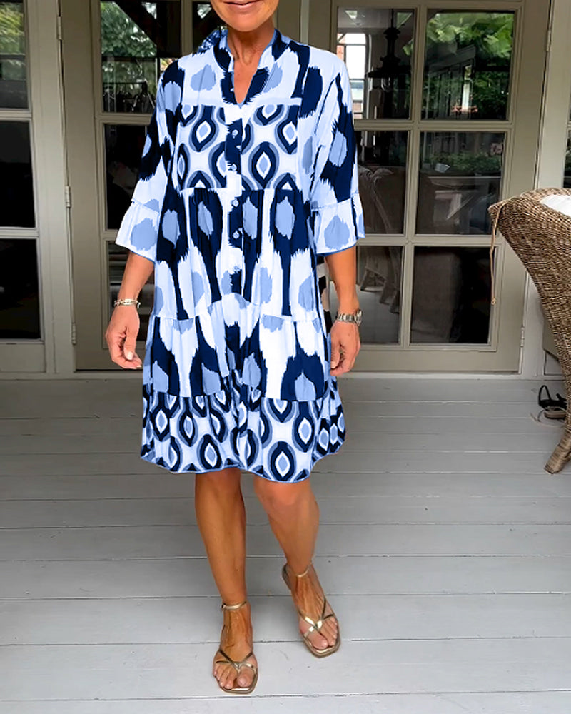 Karen | Bedrucktes Kleid