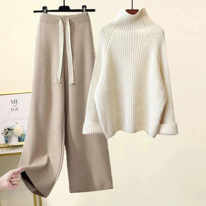 Oversized Rollkragenpullover mit Gratis Hose