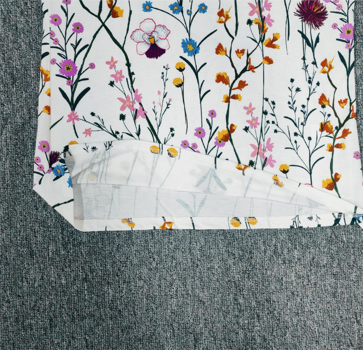 PureWear® - Arizona Garden Weißes Kurzarmtop