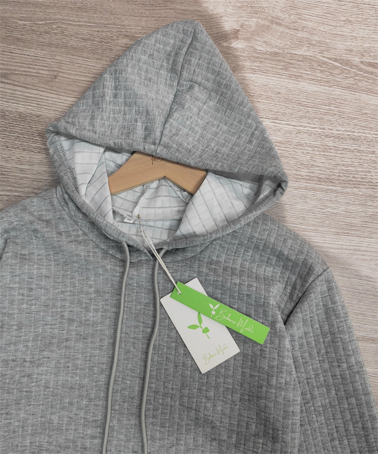 Lovja® - Schicker einfarbiger Kapuzenpulli Langarm Pullover