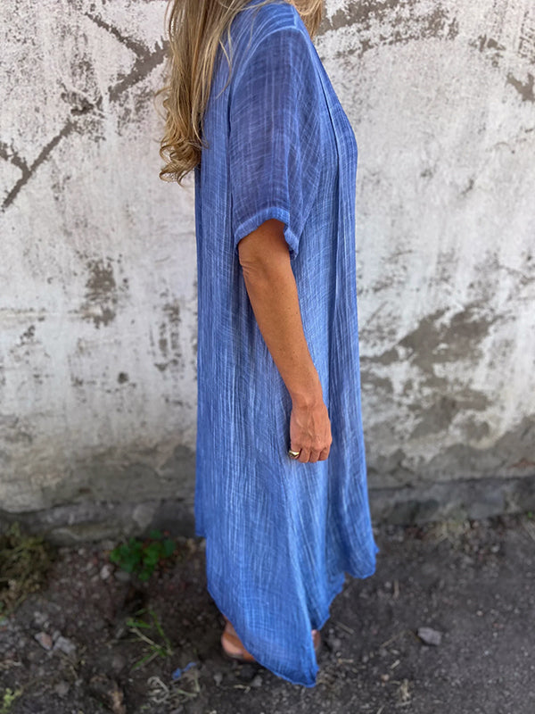 Amalie - Kleid mit V-Ausschnitt