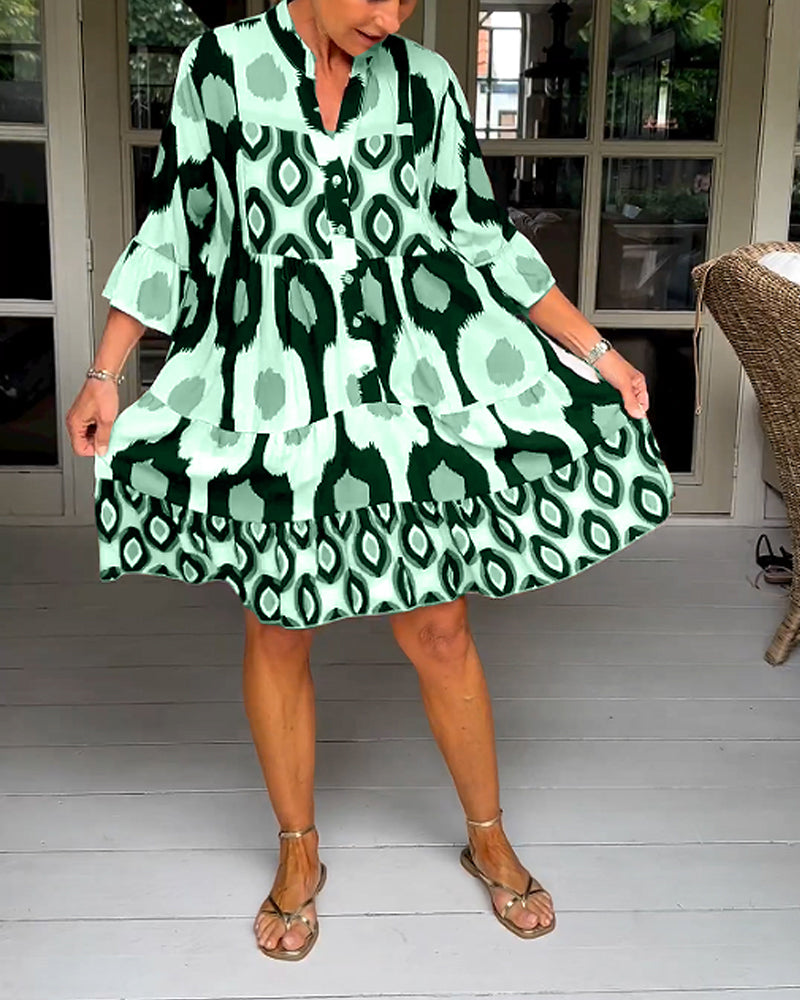 Karen | Bedrucktes Kleid