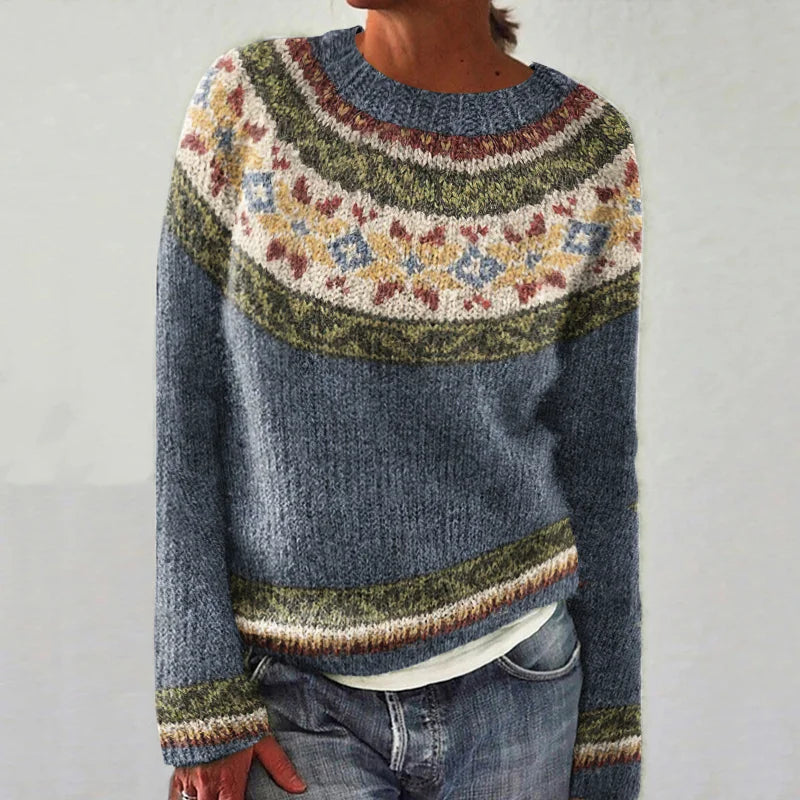 VILMA - Warmer nordischer Vintage-Pullover
