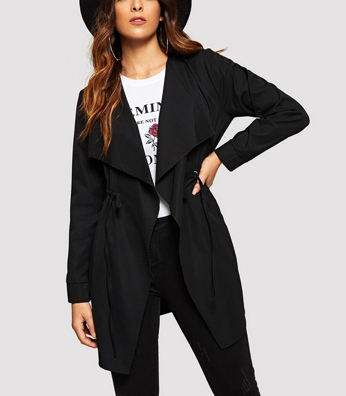 Bequemer Trenchcoat in langer Ausführung