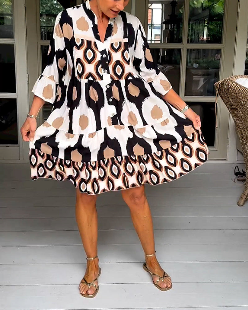 Karen | Bedrucktes Kleid