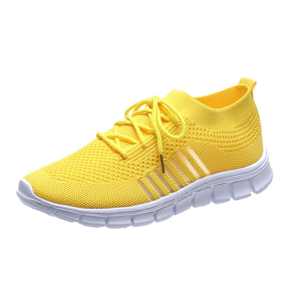 Amanda Slip-On atmungsaktiver Fly Woven Laufschuh