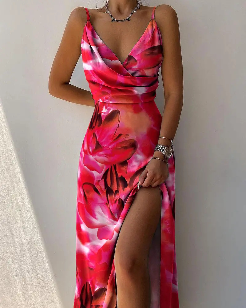 Sara Kleid mit V-Ausschnitt | Das Kleid für Party und Abendessen