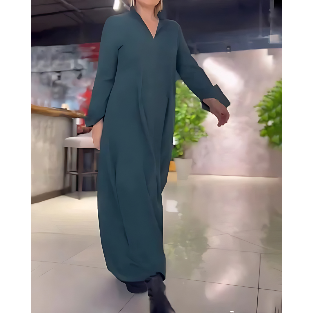 Elegantes und bequemes langes Kleid - Evita