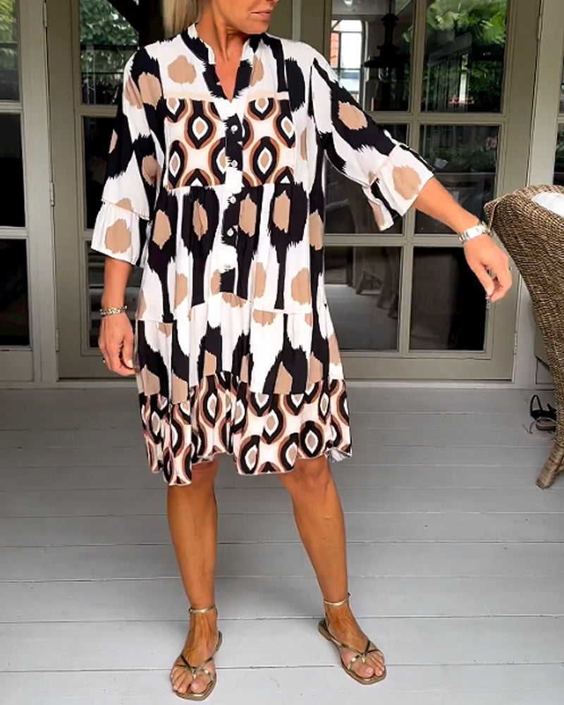 Karen | Bedrucktes Kleid