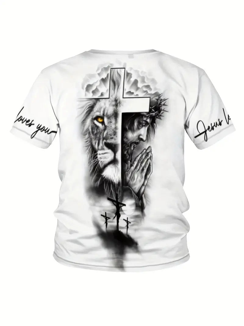 John – bequemes grafik-t-shirt für männer