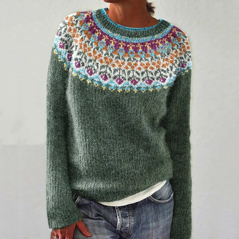VILMA - Warmer nordischer Vintage-Pullover