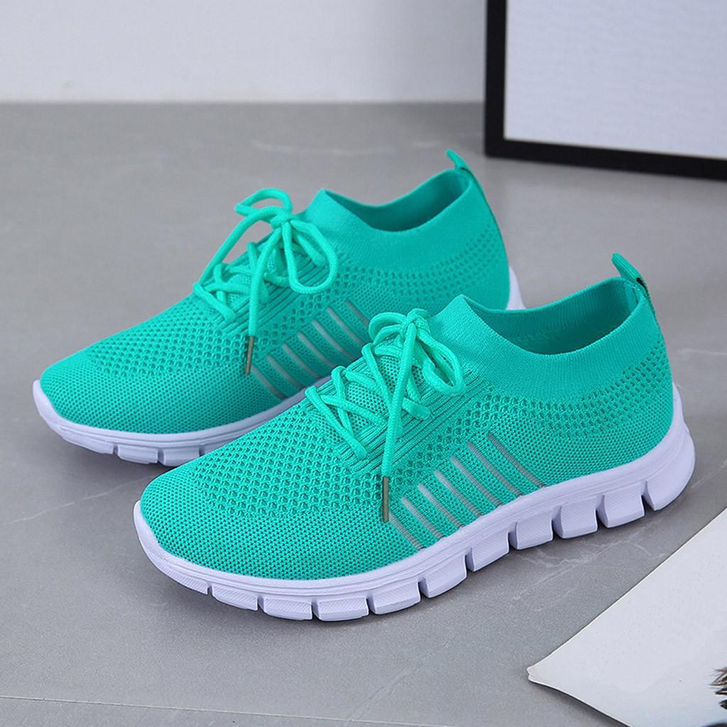 Amanda Slip-On atmungsaktiver Fly Woven Laufschuh