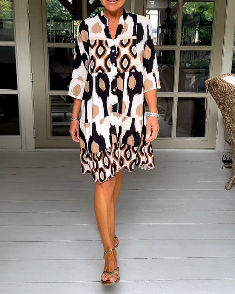 Karen | Bedrucktes Kleid