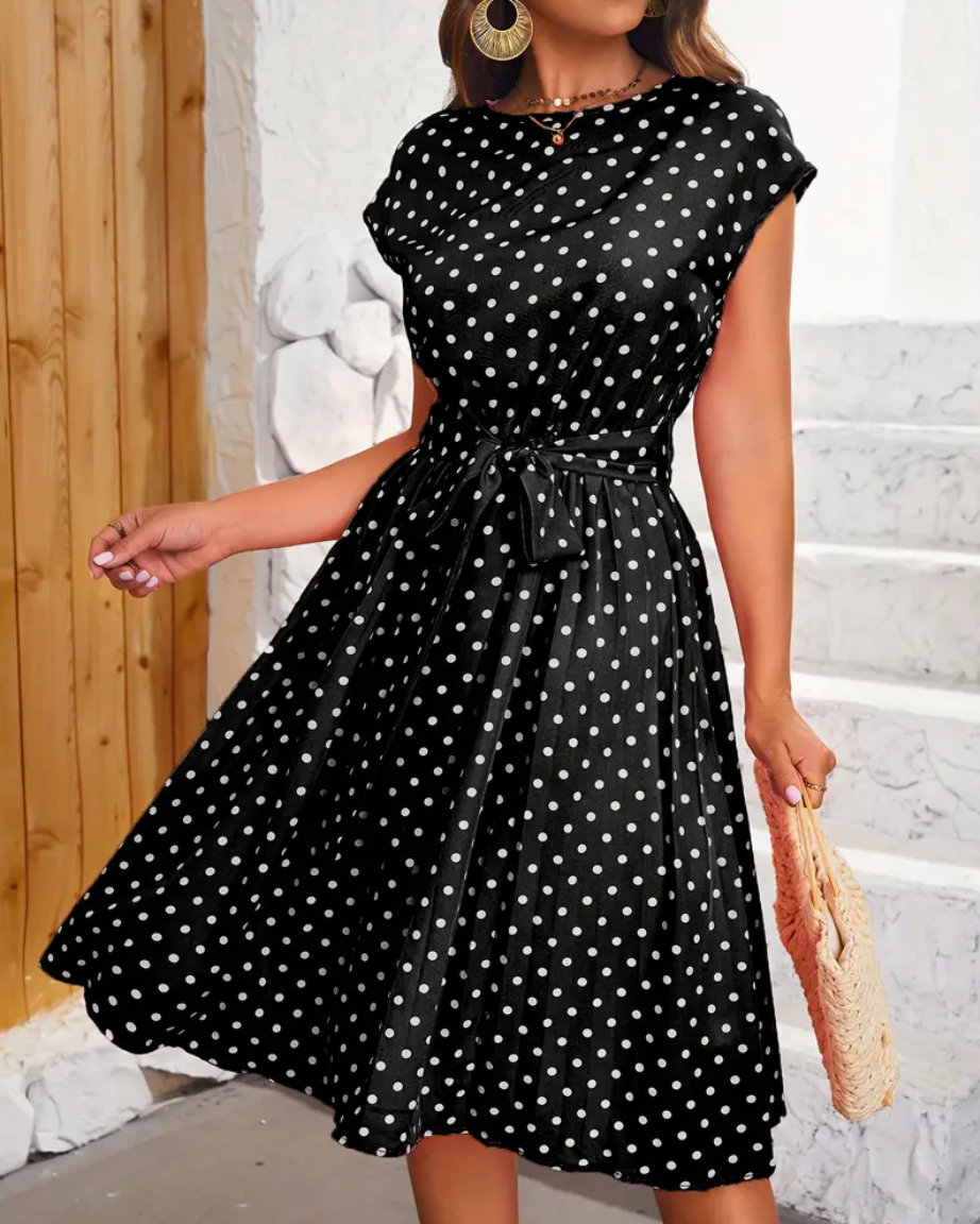 RETRO CHIC - Schönes Vintage Polka Kleid für den Frühling/Sommer