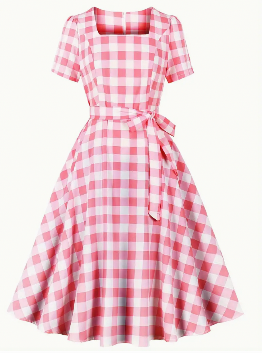 RETRO CHIC - Schönes Vintage Polka Kleid für den Frühling/Sommer