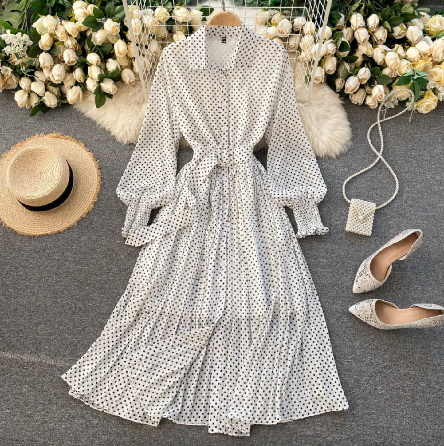 VALENTINA - Stylisches Kleid für den Frühling