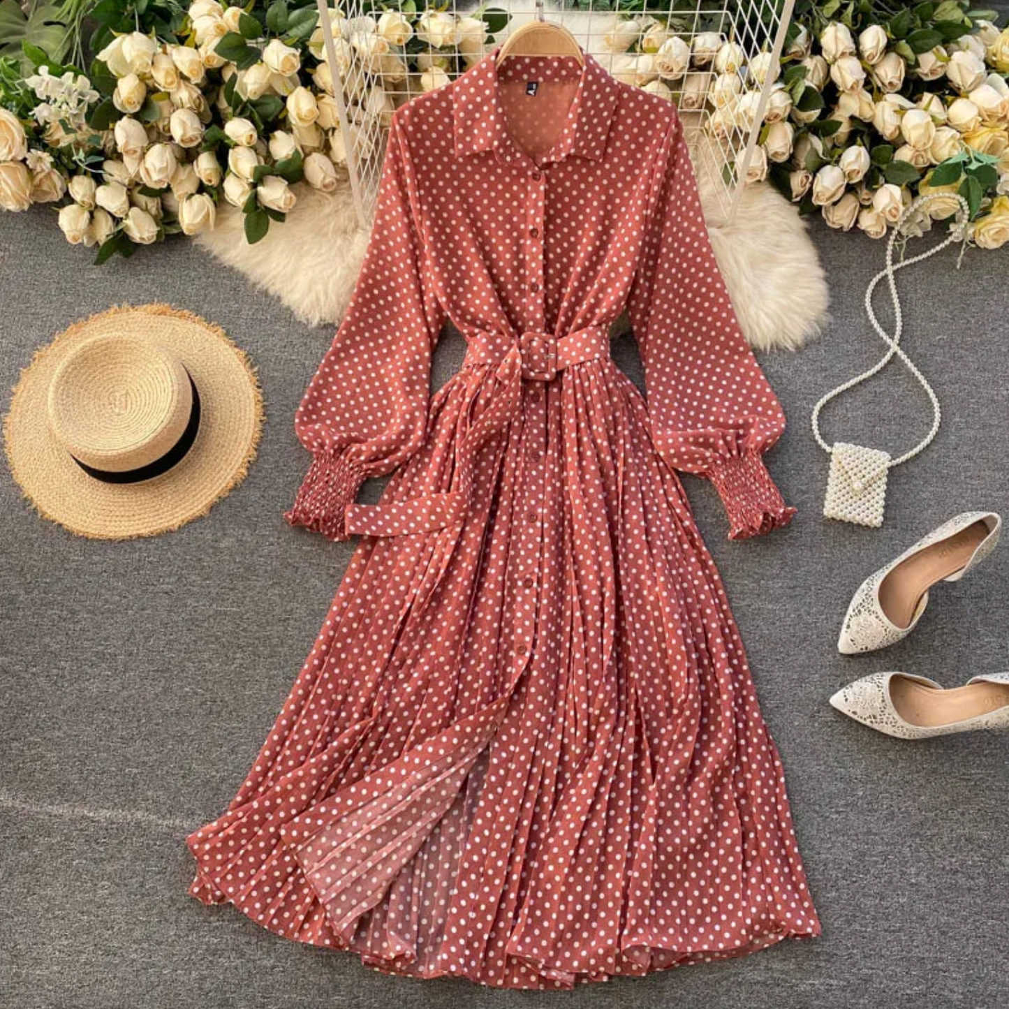VALENTINA - Stylisches Kleid für den Frühling