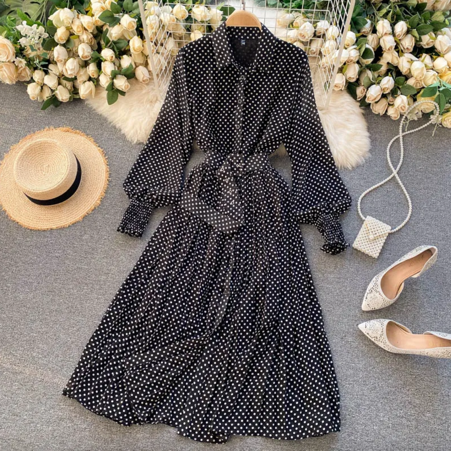 VALENTINA - Stylisches Kleid für den Frühling