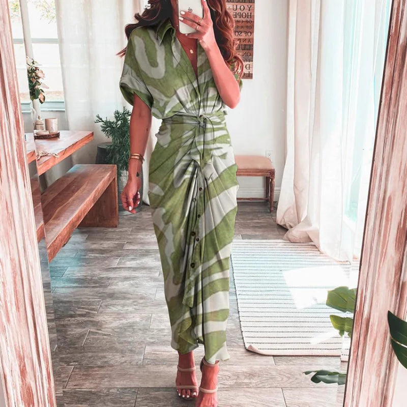 Clara - Roséfarbenes Hemdkleid mit Bandage