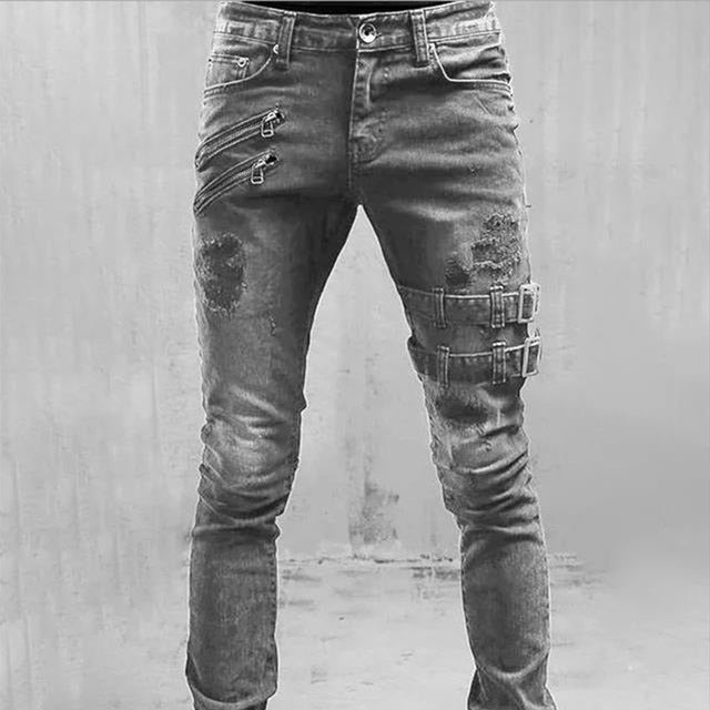 Ronaldo - Gothic Schnallenjeans