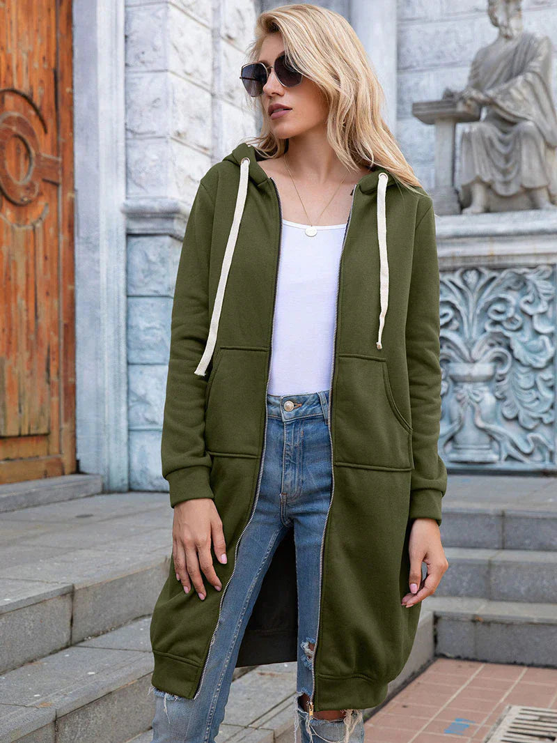 Lang geschnittenes Sweatshirt für Frauen