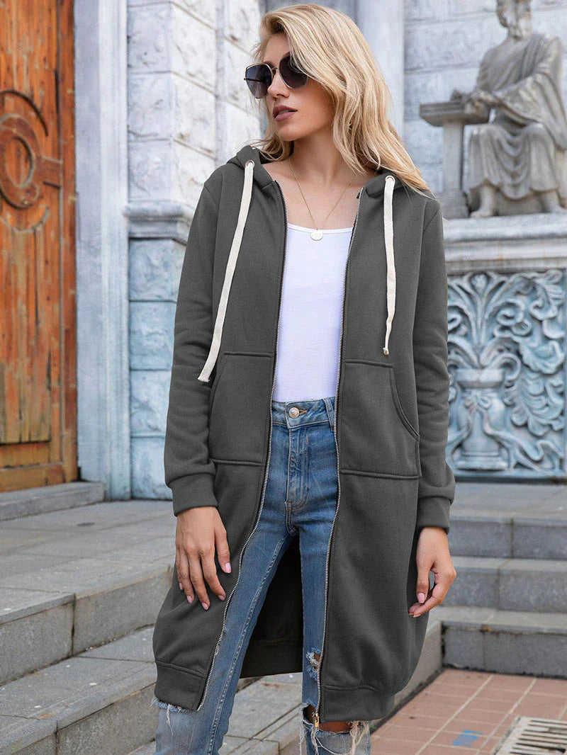 Lang geschnittenes Sweatshirt für Frauen