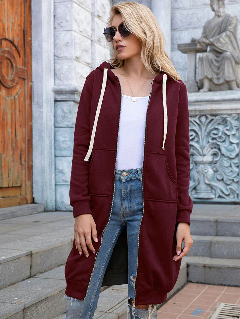 Lang geschnittenes Sweatshirt für Frauen