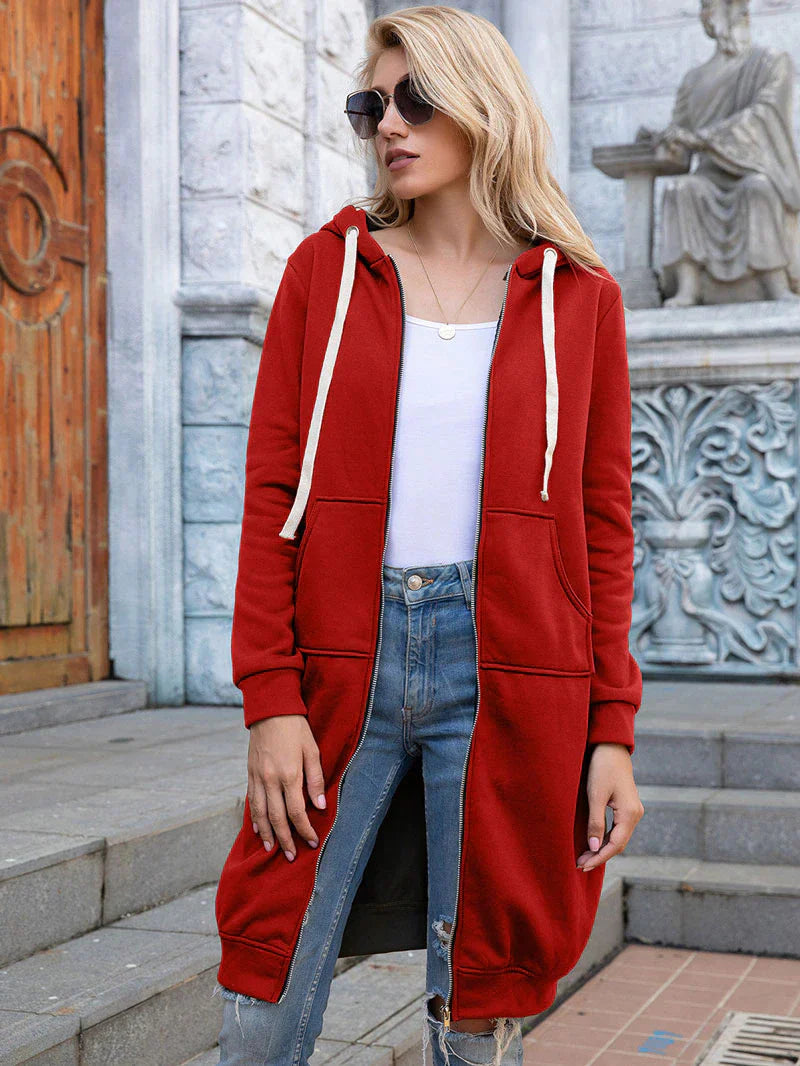 Lang geschnittenes Sweatshirt für Frauen