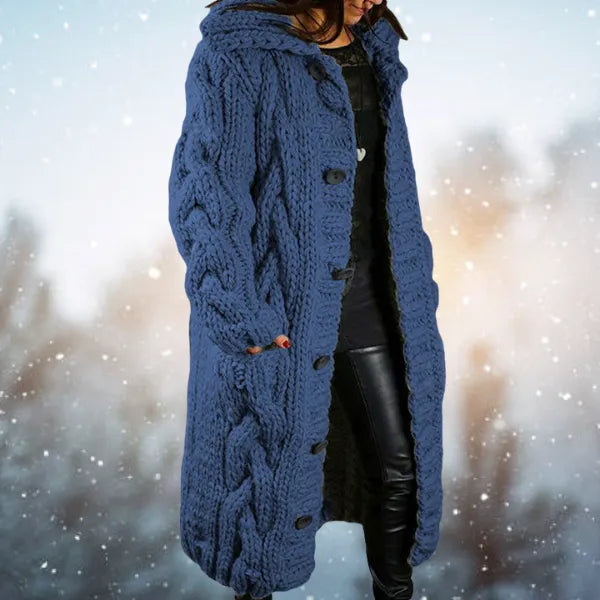 Gemütliche Frauen Strickjacke für Herbst & Winter Stil