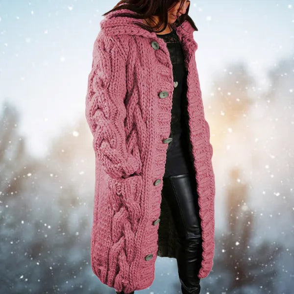 Gemütliche Frauen Strickjacke für Herbst & Winter Stil