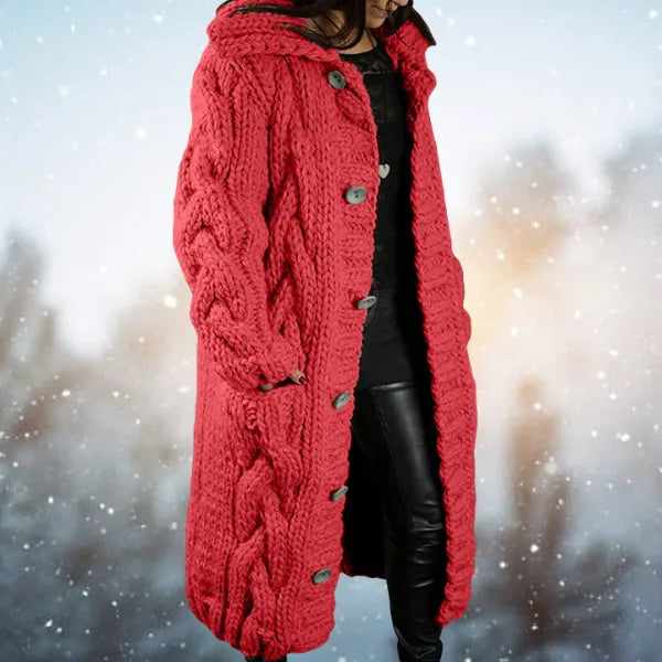 Gemütliche Frauen Strickjacke für Herbst & Winter Stil