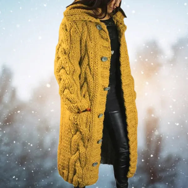 Gemütliche Frauen Strickjacke für Herbst & Winter Stil