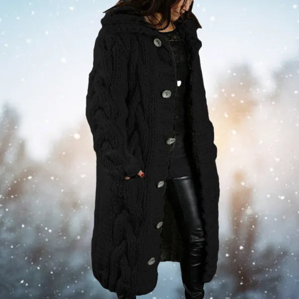 Gemütliche Frauen Strickjacke für Herbst & Winter Stil