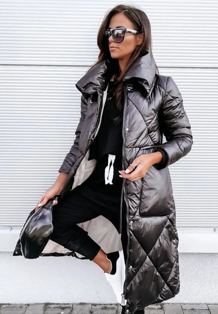 Warme gesteppte Baumwoll-Parka Frauen/Herren für Herbst & Winter