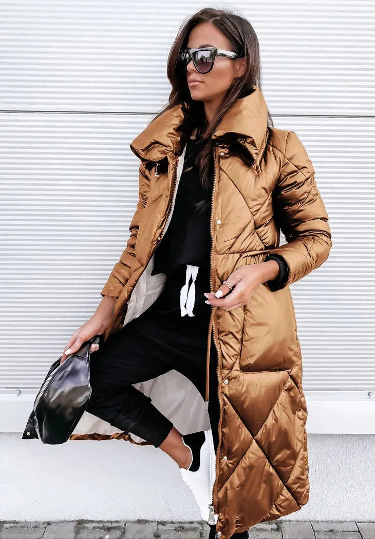 Warme gesteppte Baumwoll-Parka Frauen/Herren für Herbst & Winter