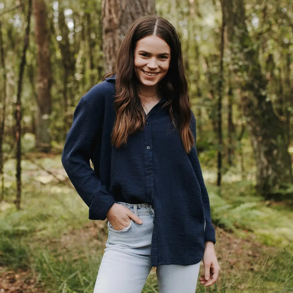 Amira - Musselin Bluse für Frauen