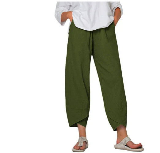 Cinzia | damenhose aus leichtem und luftigem material
