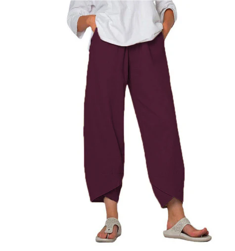 Cinzia | damenhose aus leichtem und luftigem material