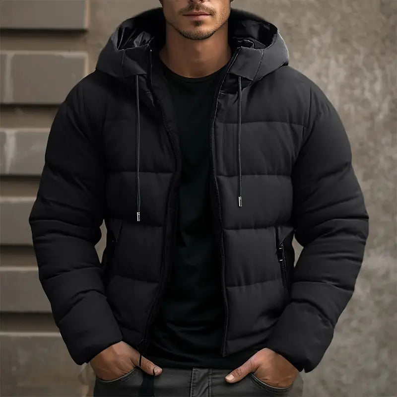 Kältebeständige winterjacke für männer - reiner