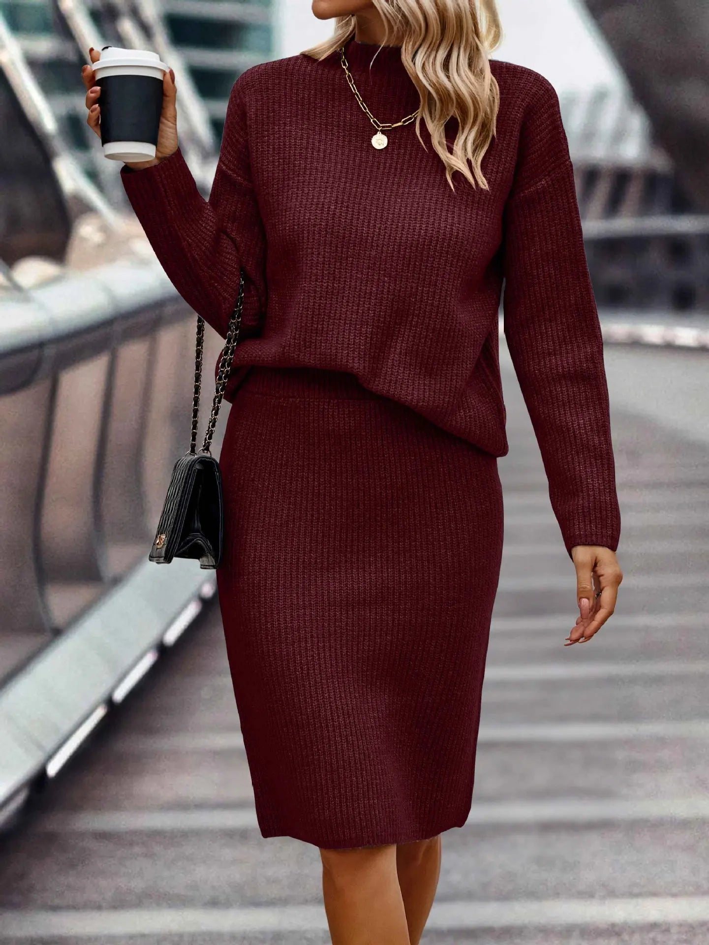 Anita - 2-Teiliges Set aus Pullover und Rock