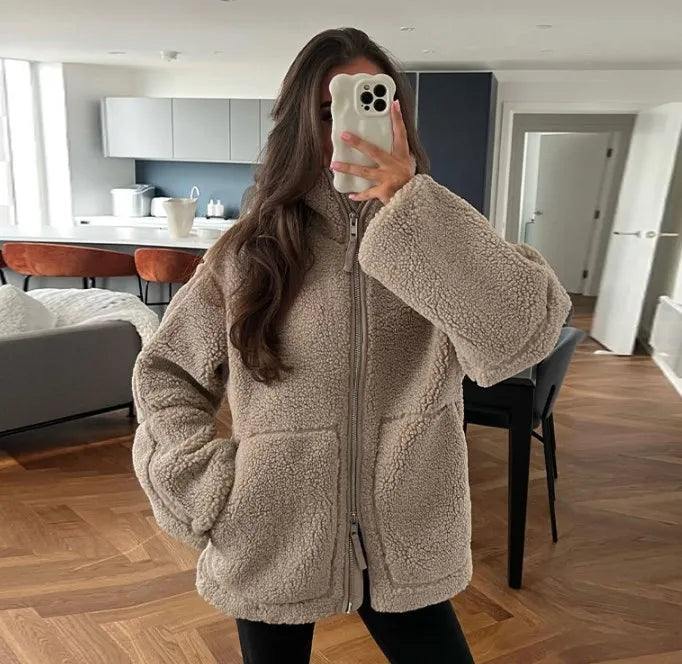 Norella - Vintage Stehkragen Jacke