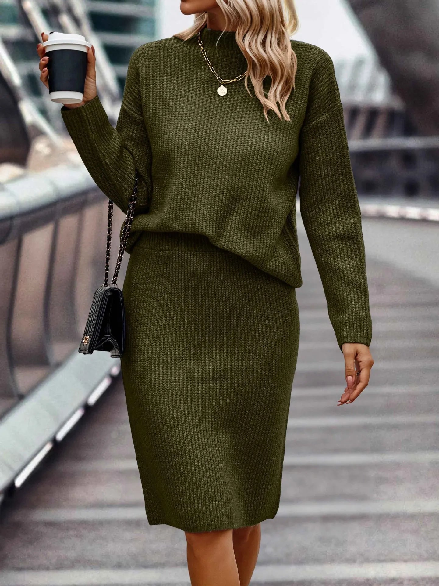 Anita - 2-Teiliges Set aus Pullover und Rock
