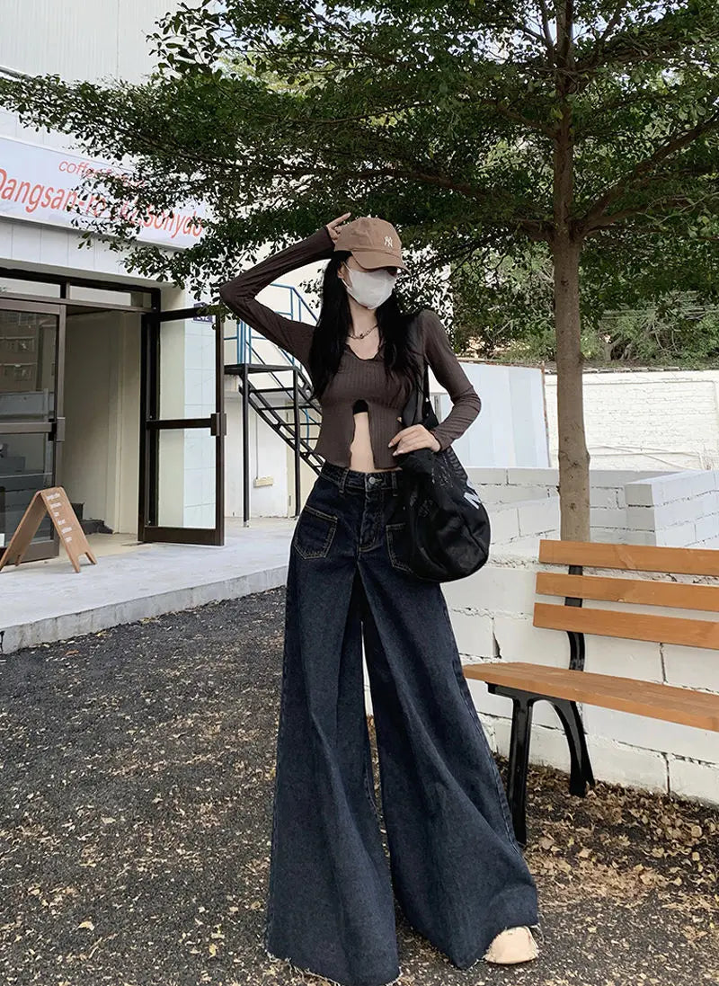 Cleora - Vintage Jeans mit hoher Taille