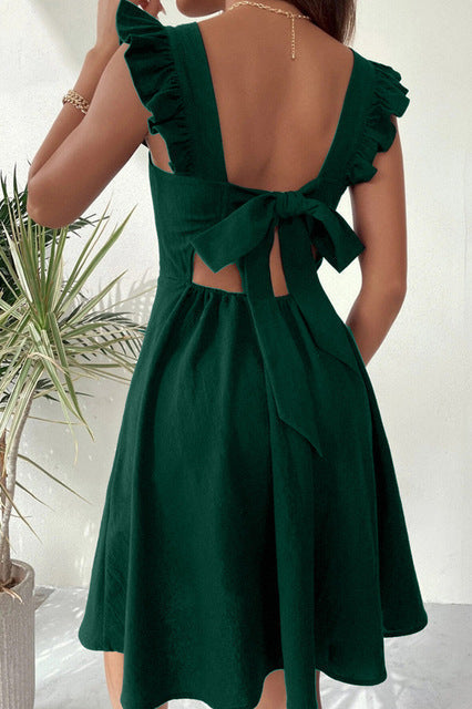 Romina | Mini-Kleid mit Rüschen
